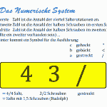 Doppelmini-DasNummerischeSystem Das nummerische System wird zum Ausfüllen der Wettkampfkarten benötigt